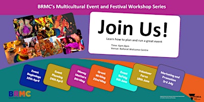 Imagem principal de BRMC's Multicultural Event and Festival workshop series