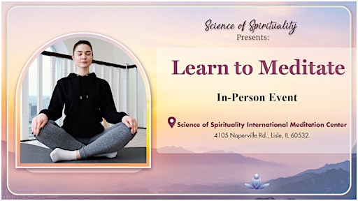 Imagem principal do evento Learn to Meditate