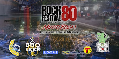 Rock 80 Festival Tijuca - Praça Saens Pena.