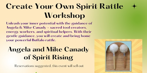 Image principale de Create Your Own Spirit Rattle Workshop at Spirit Fest™ Memphis