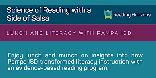 Primaire afbeelding van Lunch and Literacy with Pampa ISD