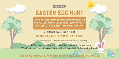 Easter Egg Hunt, Pizza Lunch & Swim