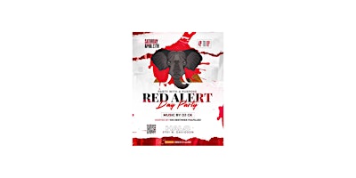 Imagem principal do evento Red Alert, a Party with a Purpose, hosted by 106 Destinies Fulfilled