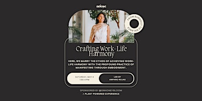 Crafting Work-Life Harmony primary image