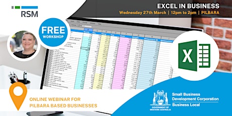 Excel in Business (Pilbara) Online primary image