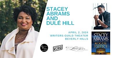 Primaire afbeelding van Writers Bloc Presents Stacey Abrams and Dulé Hill - New Location