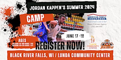 Imagem principal de Jordan Kappen BRF Summer Basketball Camp 2024: 1st - 3rd Grade
