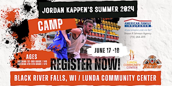 Jordan Kappen BRF Summer Basketball Camp 2024: 4th - 8th Grade