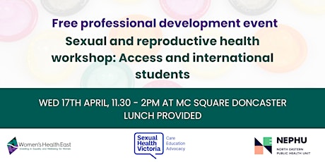 Sexual and reproductive health workshop: Access and international students