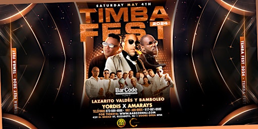 Imagen principal de Timba Fest 2024 @ Carnival Room | BarCode, Elizabeth NJ