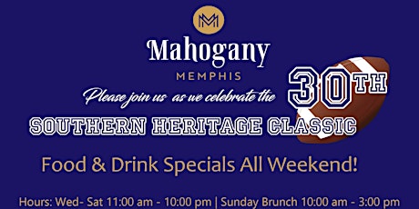 Mahogany Memphis-Classic Weekend Specials primary image