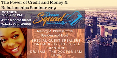 The Power of Credit and Money and Relationships Seminar 2019 primary image