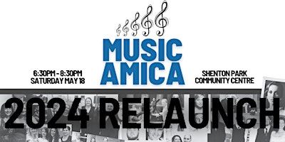 Imagem principal do evento MUSIC AMICA 2024 Launch