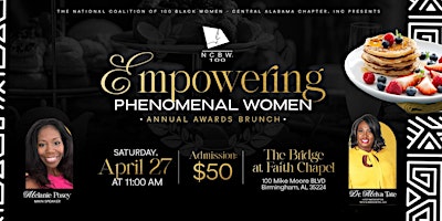 Primaire afbeelding van Empowering Phenomenal Women Annual Awards Brunch