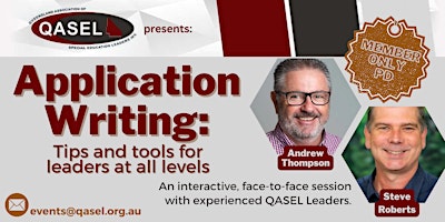Preparing a written application - Tips and Tools for leaders of all levels primary image