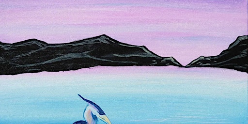 Imagen principal de Moonlight Heron - Paint and Sip by Classpop!™