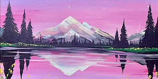 Pink & Purple Night Sky - Paint and Sip by Classpop!™ primary image