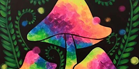 Psychedelic Mushrooms - Paint and Sip by Classpop!™