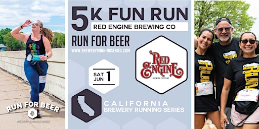 Primaire afbeelding van Red Engine Brewing | 2024 California Brewery Running Series