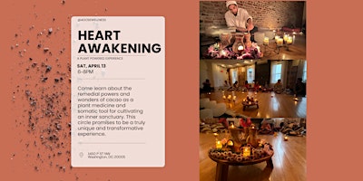 Heart Awakening: A Cacao Circle, Movements, & Sound Healing Experience primary image