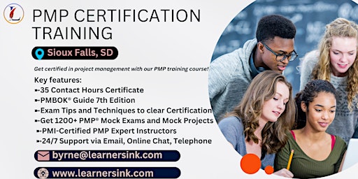 PMP Exam Prep Certification Training Courses in Sioux Falls, SD primary image