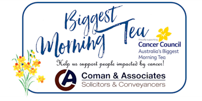 Coman & Associates' Australia's Biggest Morning Tea primary image