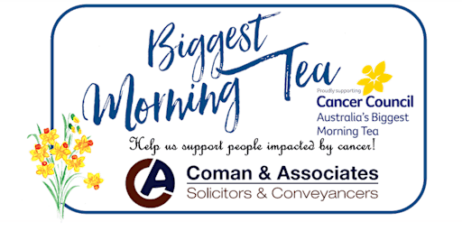 Imagem principal do evento Coman & Associates' Australia's Biggest Morning Tea