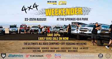 Imagem principal do evento Cars & Culture 4x4 Weekender