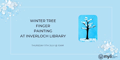 Winter Tree Finger Painting @ Inverloch library