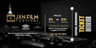 Imagem principal do evento 2024 JXN FILM FESTIVAL™ Screenings and Table Reads