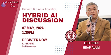 Discussion on AI with Leo Chan at Harvard Digital Data Design Institute