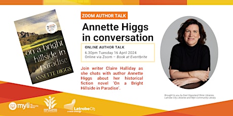 Annette Higgs - In Conversation Online Author Talk via Zoom