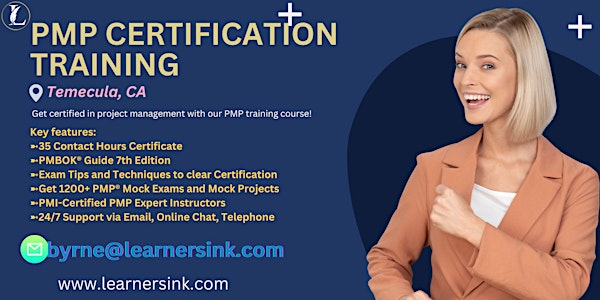 PMP Exam Prep Certification Training Courses in Temecula, CA