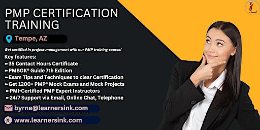 PMP Exam Prep Certification Training Courses in Tempe, AZ primary image