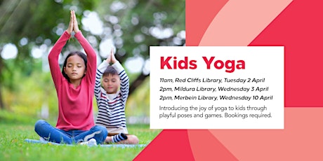 Hauptbild für Kids yoga - Merbein Library