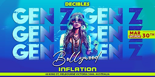 Primaire afbeelding van Bollywood Gen Z Party at Inflation Nightclub, Melbourne