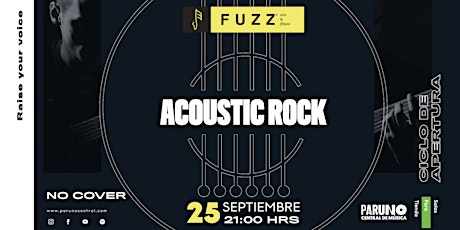 Imagen principal de Acoustic Rock Concierto | Fuzz Academy