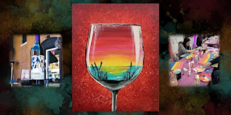 Paint and Drink at Running Vines Winery: Beach in a Glass