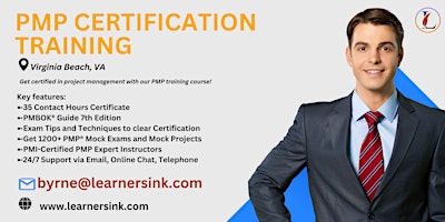 PMP Exam Prep Certification Training Courses in Virginia Beach, VA primary image