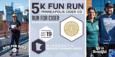 Primaire afbeelding van 5k Cider Run x Minneapolis Cider Co | 2024 MN Brewery Run