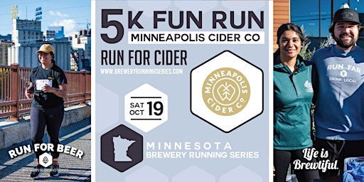 Primaire afbeelding van 5k Cider Run x Minneapolis Cider Co | 2024 MN Brewery Run