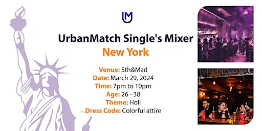 Image principale de UrbanMatch Single's Mixer - New York