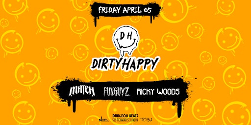 Immagine principale di DirtyHappy, Mateh, Funguyz, Ricky Woods at Dungeon Beats // Tabu 