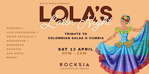 Primaire afbeelding van LOLA'S LATIN NIGHT #3