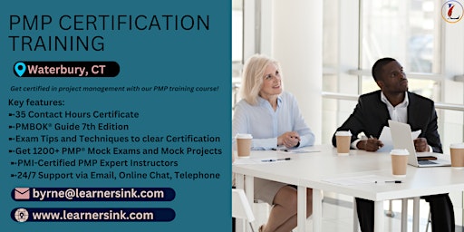 Primaire afbeelding van PMP Exam Prep Certification Training Courses in Waterbury, CT