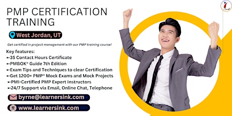 PMP Exam Prep Certification Training Courses in West Jordan, UT