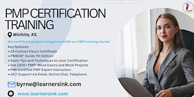 Primaire afbeelding van PMP Exam Prep Certification Training Courses in Wichita, KS