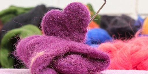 Immagine principale di Hands on @ the Library:  Discover the Relaxing & Mindful  Art of Felting 