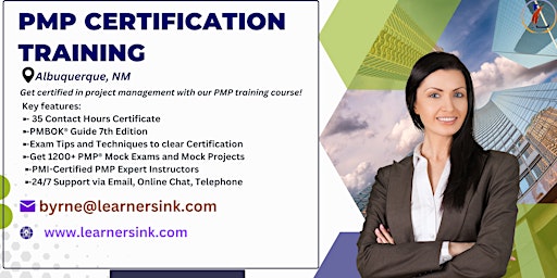 Primaire afbeelding van PMP Certification Training Course in Albuquerque, NM