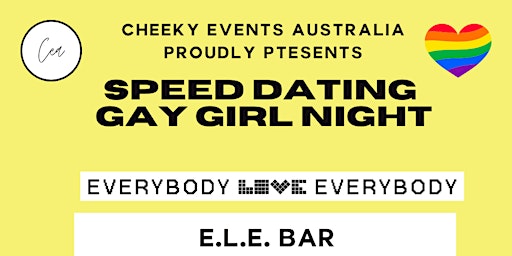 Imagen principal de Burleigh Heads gay girl- speed dating 25-44 by Cheeky Events Australia